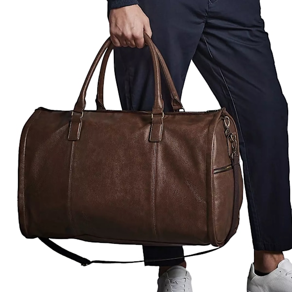 Quadra Nuhide Garment Weekender Duffel/Holdall Bag One Size Tan Tan One Size
