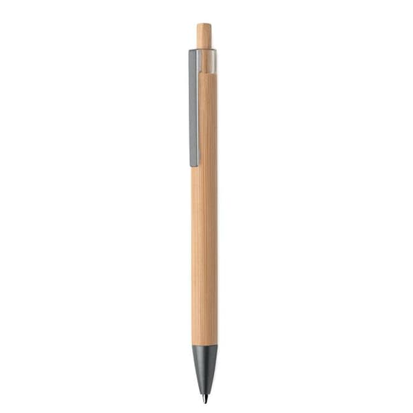 MidOcean Itea Tryckknappspenna i Bambu En Storlek Trä Wood One Size