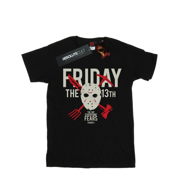 Fredag ​​13:e Mens Day Of Fear T-shirt 3XL Svart Black 3XL
