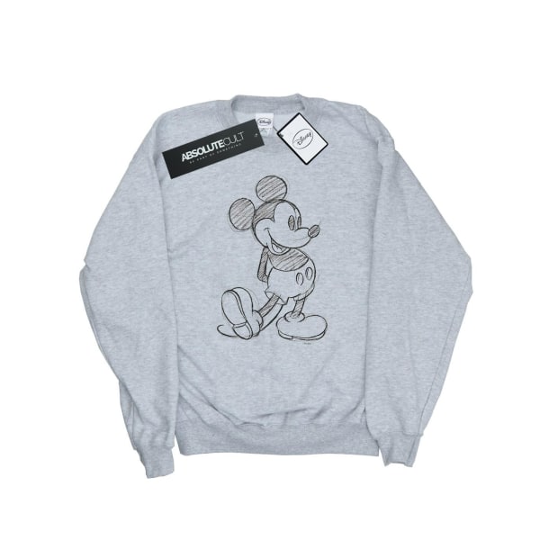 Disney Girls Mickey Mouse Sketch Kick Sweatshirt 12-13 Years Sp Sports Grey 12-13 Years