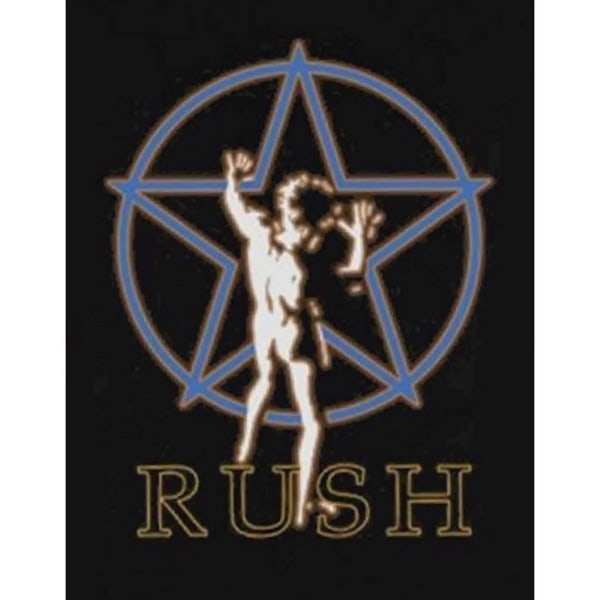 Rush Unisex Adult Starman Glow T-Shirt XL Svart Black XL