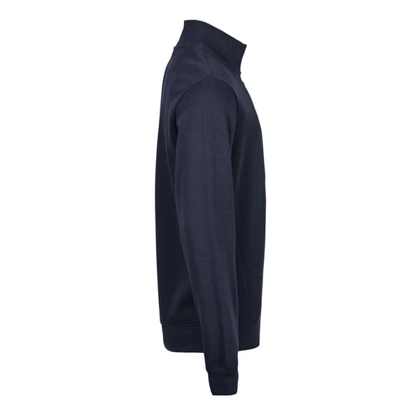 Tee Jays Herr Ribbad Interlock Half Zip Sweatshirt L Marinblå Navy L