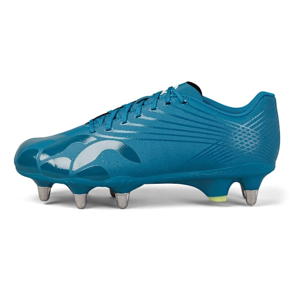 Canterbury Stampede Team 2025 Soft Ground Rugby Boots för Herrar, Storlek 8.5 Green/Light Green 8.5 UK