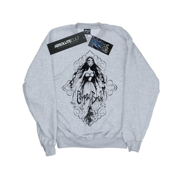 Corpse Bride Herr Sketched Bride Sweatshirt L Sportgrå Sports Grey L