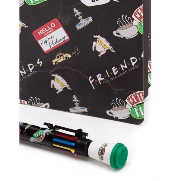 Friends A5 anteckningsblock och pennset (2-pack) One Size Svart Black One Size