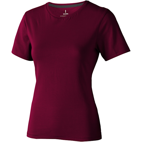 Elevate Dam/Kvinnor Nanaimo Kortärmad T-shirt S Bourgogne Burgundy S