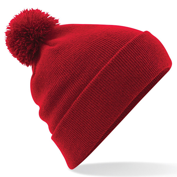Beechfield Unisex Original Pom Pom Vintermössa En Storlek C Classic Red One Size