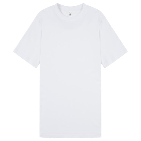 Casual Classics Unisex Vuxen Interlock Lång och Smal T-shirt M White M