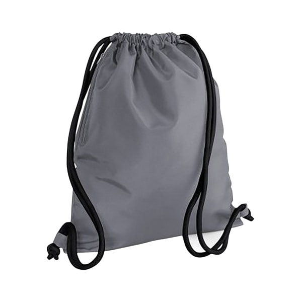 Bagbase Icon Dragsko Väska/Gymsac (paket med 2) One Size Graphit Graphite Grey/Black One Size