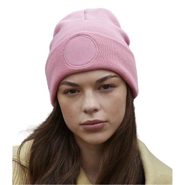 Beechfield Circular Patch Mössa One Size Dusky Pink Dusky Pink One Size