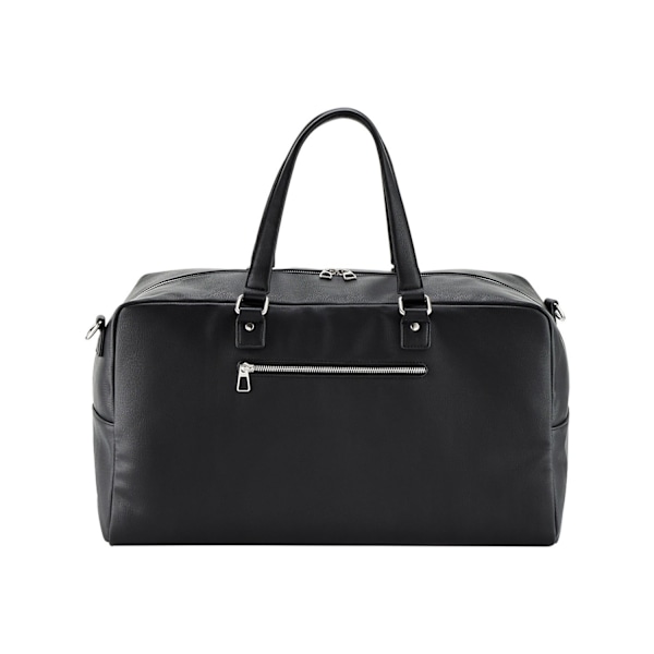 Quadra Tailored Luxe Läderlook PU Weekendväska One Size Svart Black One Size