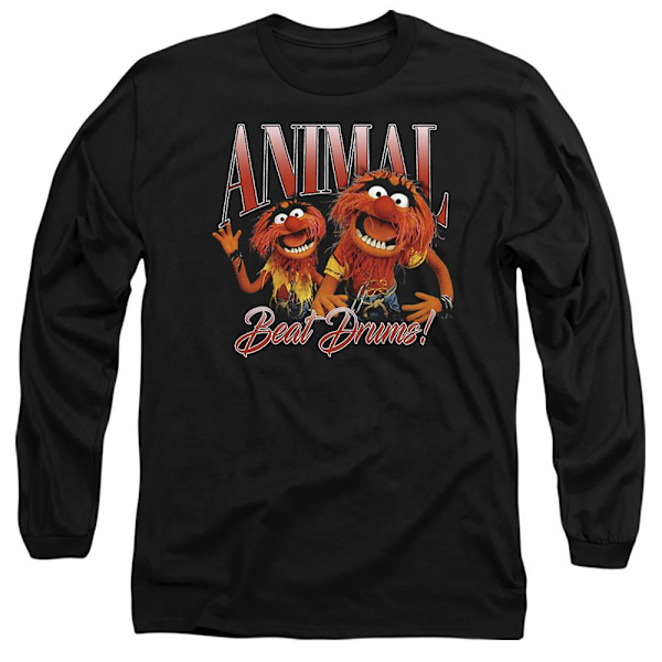 Mupparna Unisex Vuxen Bootleg Animal T-Shirt XL Svart Black XL