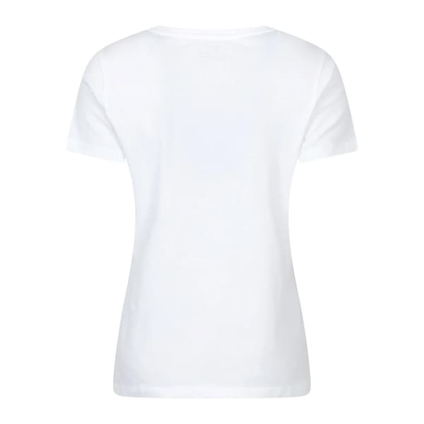 Mountain Warehouse Dam/Kvinnor Edinburgh T-shirt med avslappnad passform White 10 UK