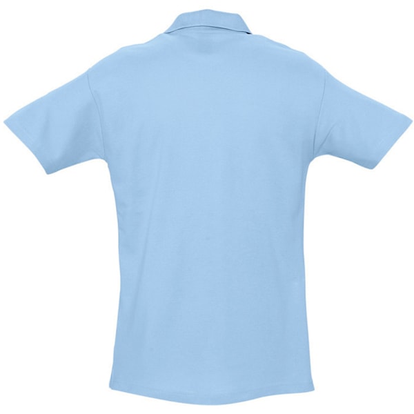 SOLS Herr Spring II Kortärmad Tungvikts Poloskjorta M Sky B Sky Blue M