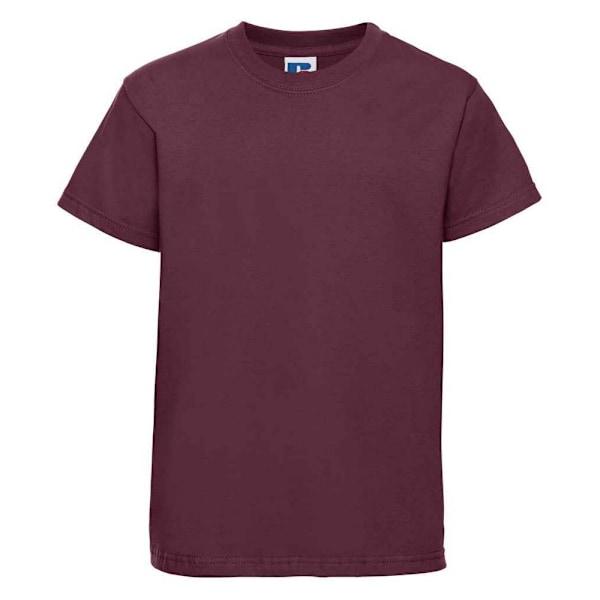 Jerzees Schoolgear Barn/Barn Classic Plain Ringspun Bomull Burgundy 11-12 Years