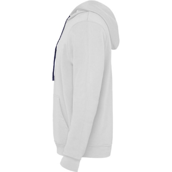 Roly Herr Urban Hoodie XL Vit/Marinblå White/Navy Blue XL