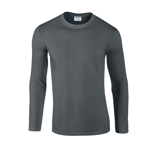 Gildan Unisex Vuxen Softstyle Enkel långärmad T-shirt XXL Ch Charcoal XXL