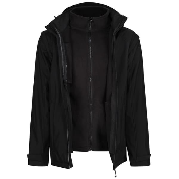 Regatta Herr Erasmus 4 i 1 Soft Shell Jacka M Svart Black M