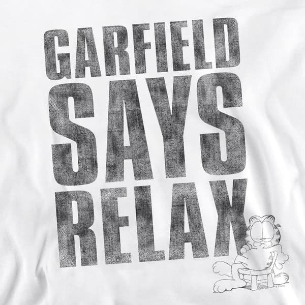Garfield Unisex Vuxen Relax Sweatshirt M Vit White M