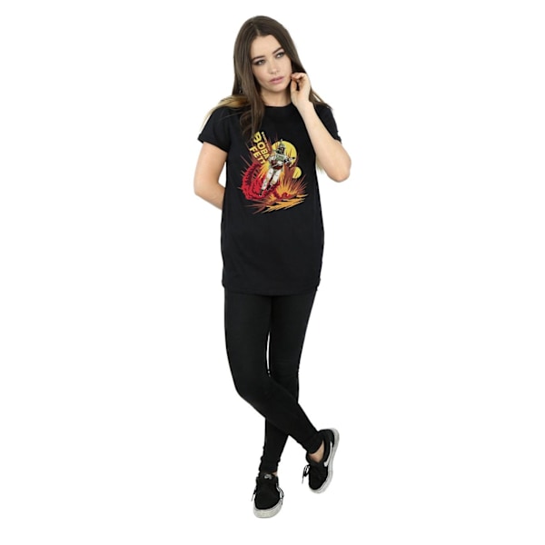 Star Wars Dam/Damer Boba Fett Raketdriven Bomullspojkvän Black M