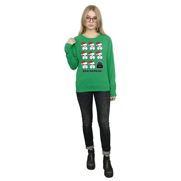 Star Wars Dam/Damer Jul Humbug Sweatshirt L Irländsk Grön Irish Green L