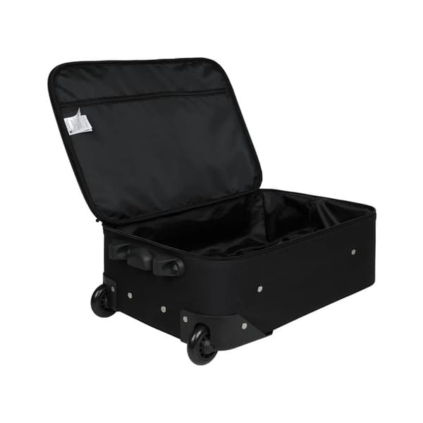 Mountain Warehouse Essentials 2-hjulig resväska, en storlek, Jet B Jet Black One Size