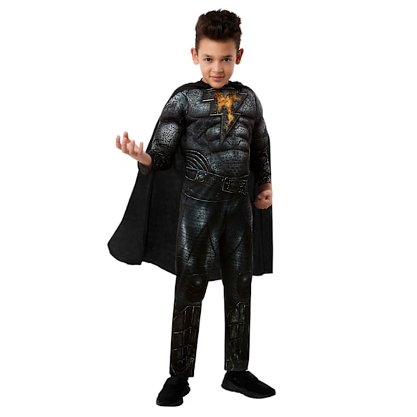 Black Adam Pojkkostym 5-7 år Svart Black 5-7 Years