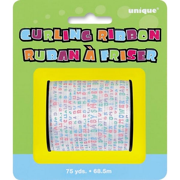 Unik Baby Shower Ballongband En Storlek Vit/Flerfärgad White/Multicoloured One Size