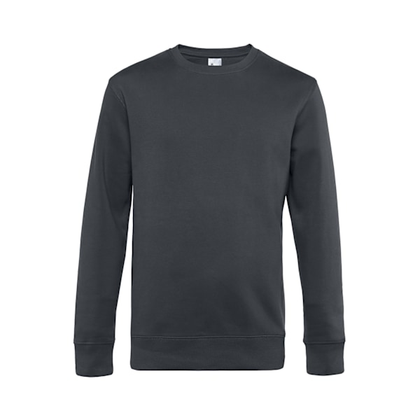 B&C Herr King Sweatshirt S Asfalt Asphalt S