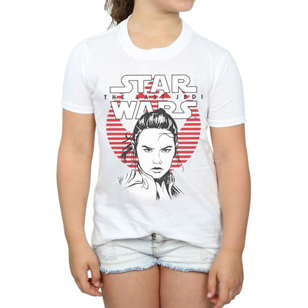 Star Wars Girls The Last Jedi Heroes Bomull T-shirt 7-8 år W White 7-8 Years