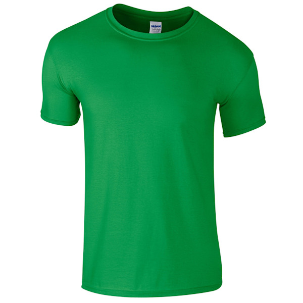 Gildan herr kortärmad mjuk t-shirt L irländsk grön Irish Green L