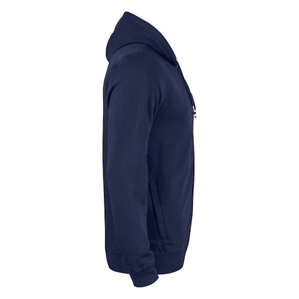 Clique Premium ekologisk bomull full zip huvtröja XXL mörk marinblå Dark Navy XXL