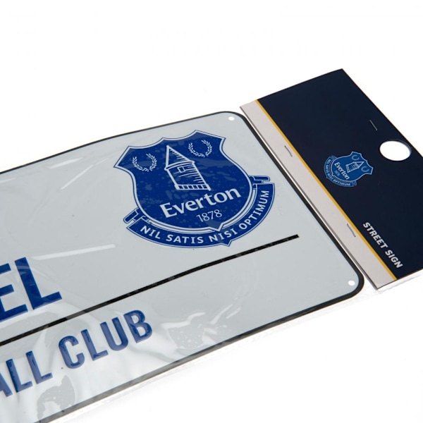 Everton FC Officiell Gatubricka One Size Vit White One Size