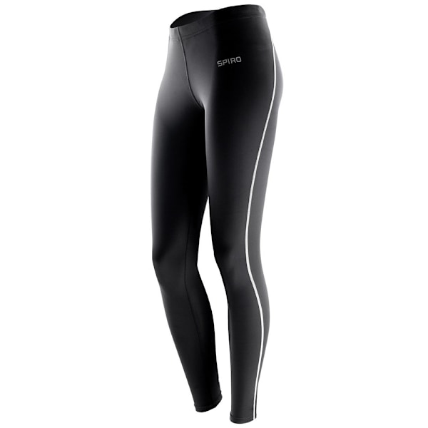 Spiro Dam/Kvinnor Bodyfit Baslager Leggings M-L Svart Black M-L