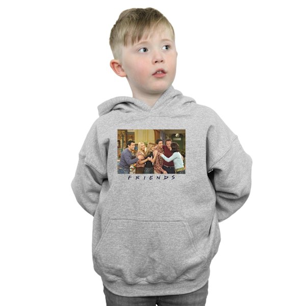 Friends Boys Group Photo Apartment Hoodie 5-6 år Sports Grey Sports Grey 5-6 Years