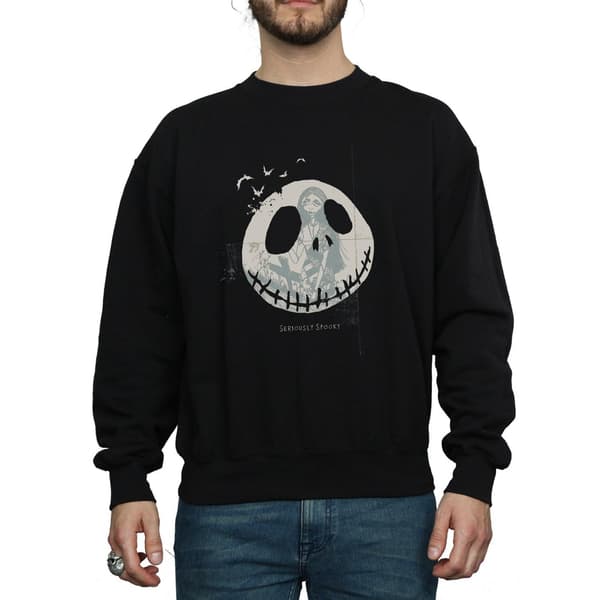 Disney Herr Nightmare Before Christmas Seriously Spooky Sweatshirt Black 3XL