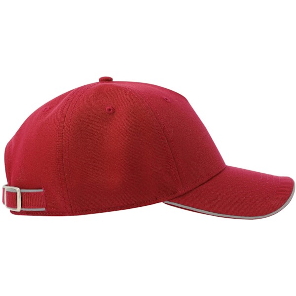 Atlantis Unisex Vuxen Reflexiv Hållbar 5 Panel Baseball C Red One Size