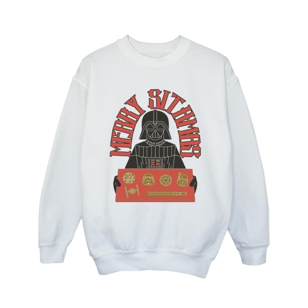 Star Wars Girls Episode IV: A New Hope Merry Sithmas Sweatshirt White 3-4 Years