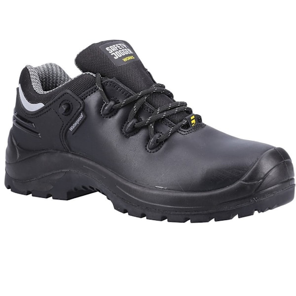 Safety Jogger Säkerhetsskor i Läder för Herr 10.5 UK Svart Black 10.5 UK