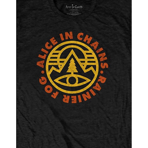 Alice In Chains Unisex Vuxen Emblem T-Shirt L Svart Black L