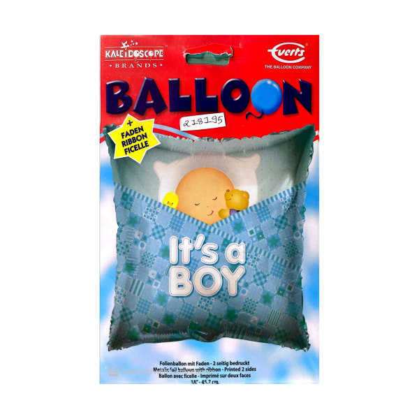Everts Its Boy Folieballong One Size Flerfärgad Multicoloured One Size