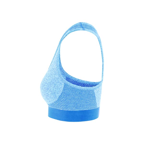 TriDri Dam/Kvinnor Sömlös 3D Passform Multi Sport Sculpt BH L S Sapphire Blue L