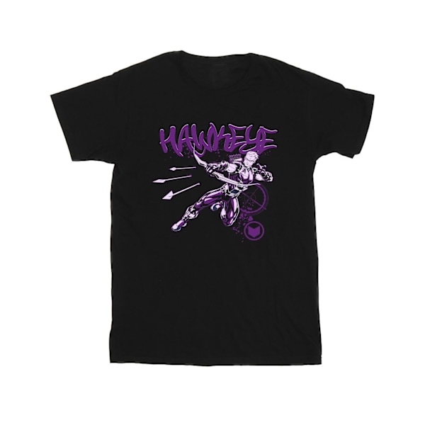 Marvel Boys Hawkeye Shoots T-shirt 12-13 år Svart Black 12-13 Years