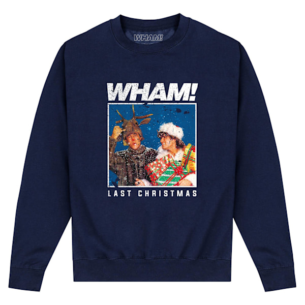 Wham Unisex Vuxen Last Christmas Sweatshirt M Marinblå Navy M