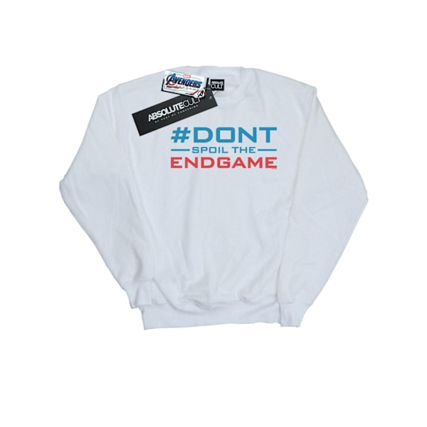 Marvel Mens Avengers Endgame Don´t Spoil The Endgame Sweatshirt White 4XL