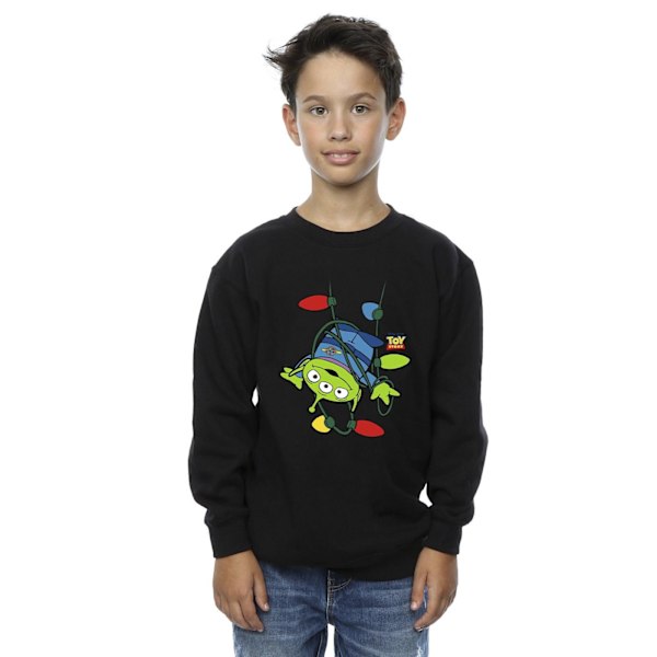 Disney Boys Toy Story Julbelysning Aliens Sweatshirt 12-13 Black 12-13 Years