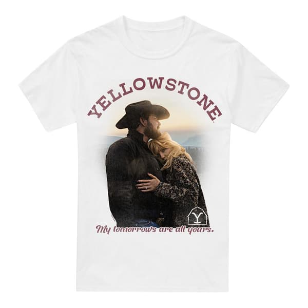 Yellowstone Herr Tomorrows Rip & Beth T-Shirt S Vit White S