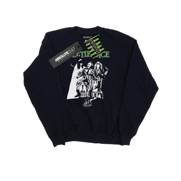 Beetlejuice Dam/Dam Mono Poster Sweatshirt S Svart Black S