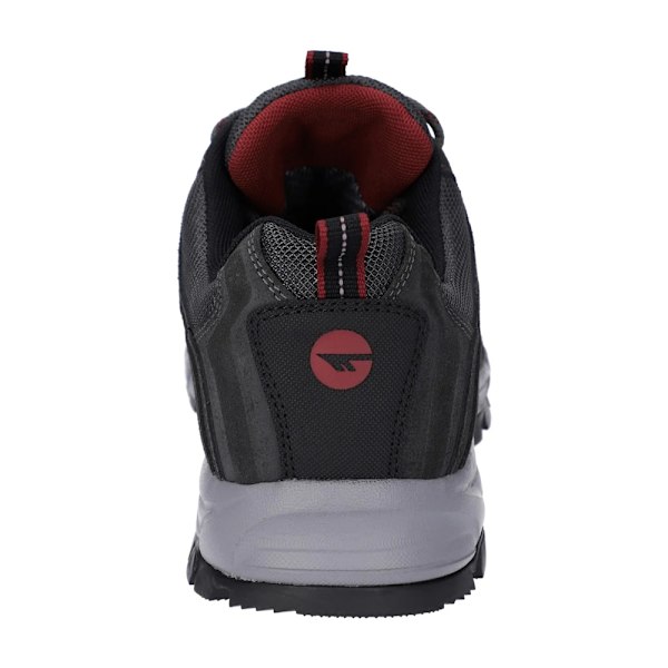 Hi-Tec Auckland Lite Suede Walking Shoes för män 9 UK Graphite Gre Graphite Grey/Dark Red 9 UK