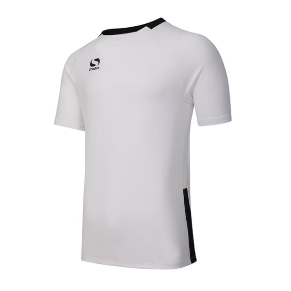 Sondico Herr Fundamental Polyester Fotbollströja S Vit/Svart White/Black S